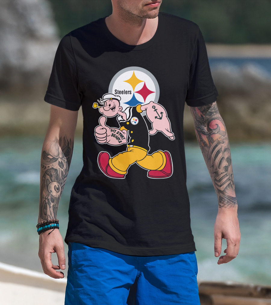 Pittsburgh Steelers My Story Begins Anchor T-Shirt