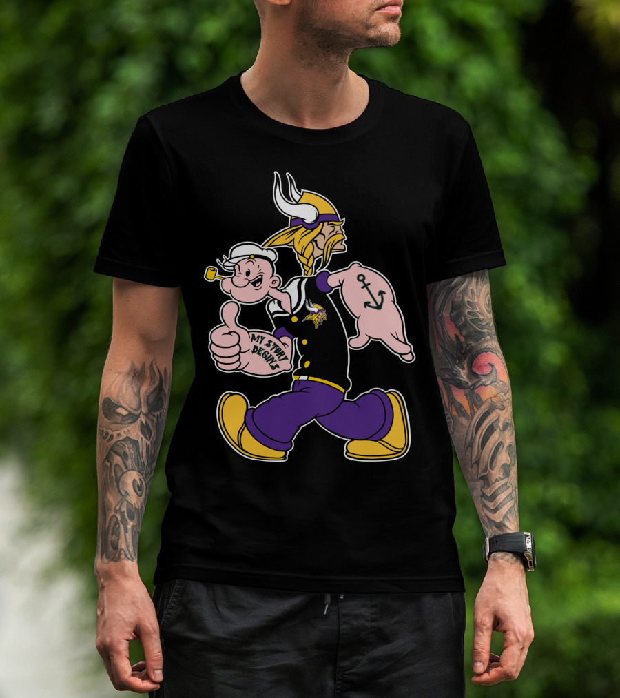 My Story Begins Minnesota Vikings T-Shirt
