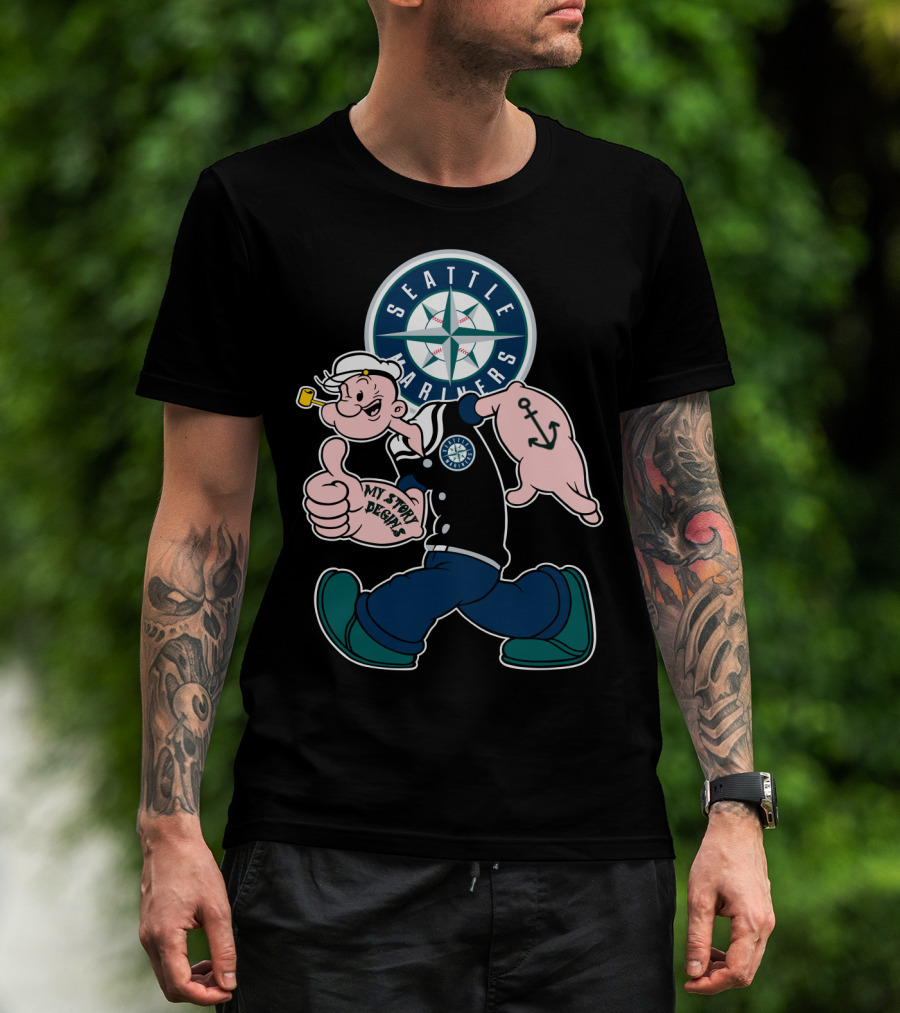 Seattle Mariners Popeye My Story Begins T-Shirt