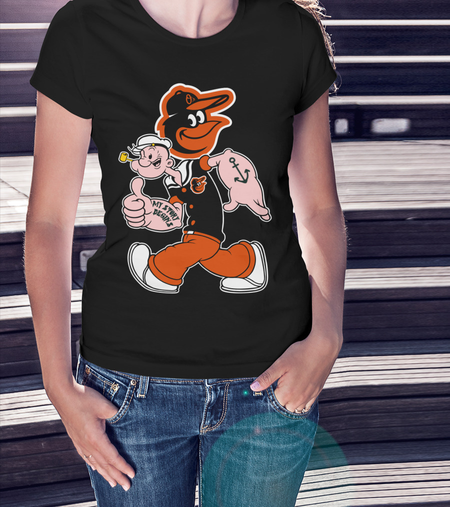 Baltimore Orioles My Story Begins Anchor T-Shirt
