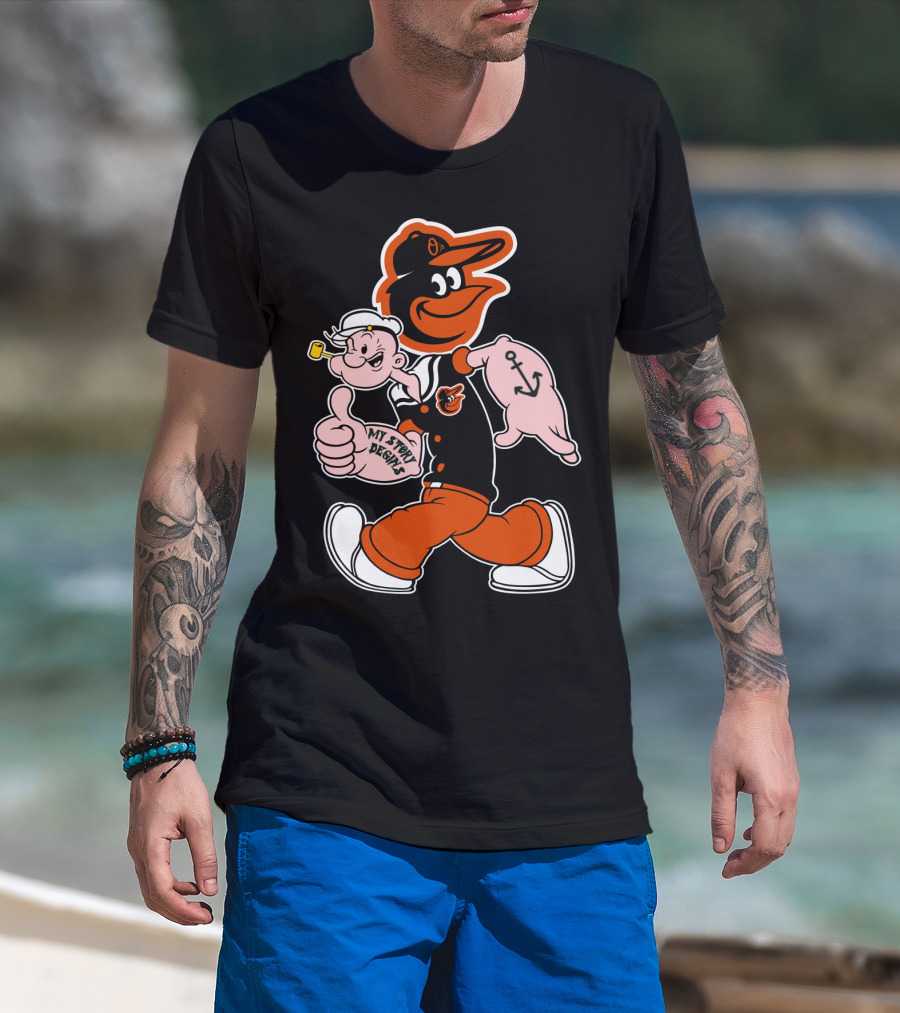Baltimore Orioles My Story Begins Anchor T-Shirt