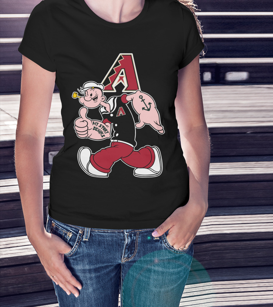 Arizona Diamondbacks Popeye My Story Designs T-Shirt