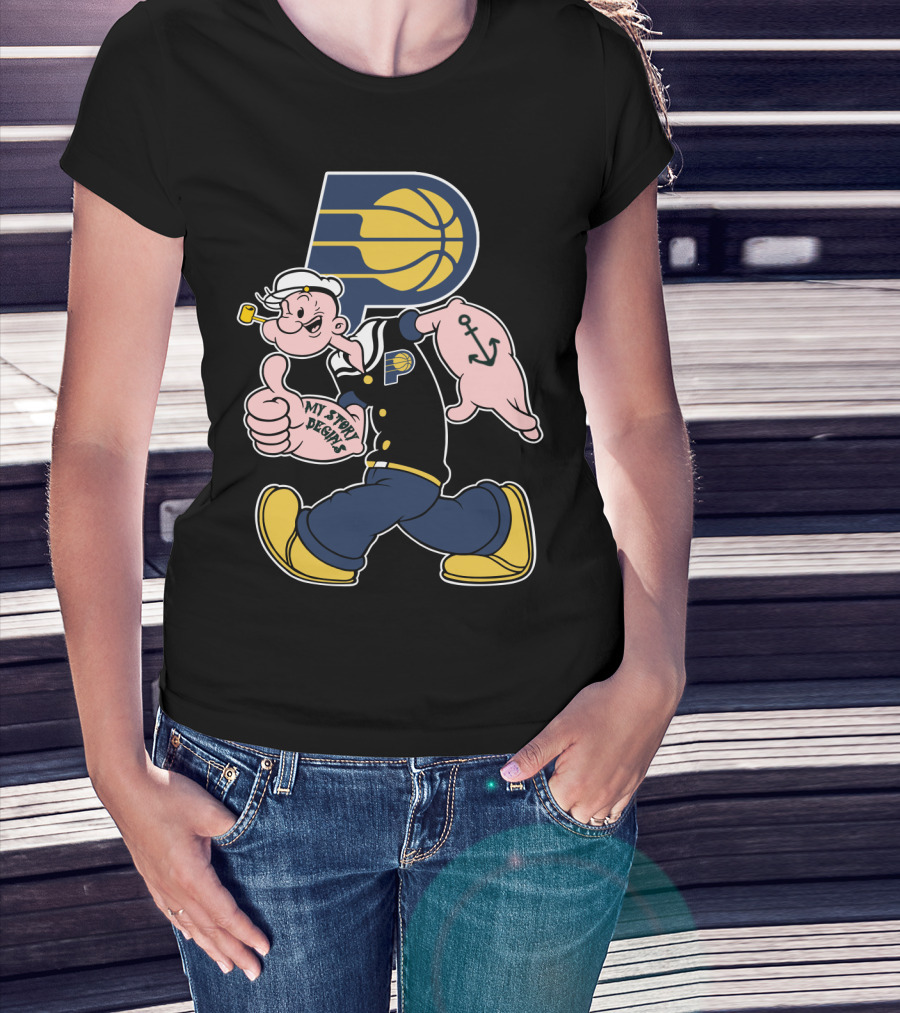 Indiana Pacers P Illustrated By My Story Designs T-Shirt