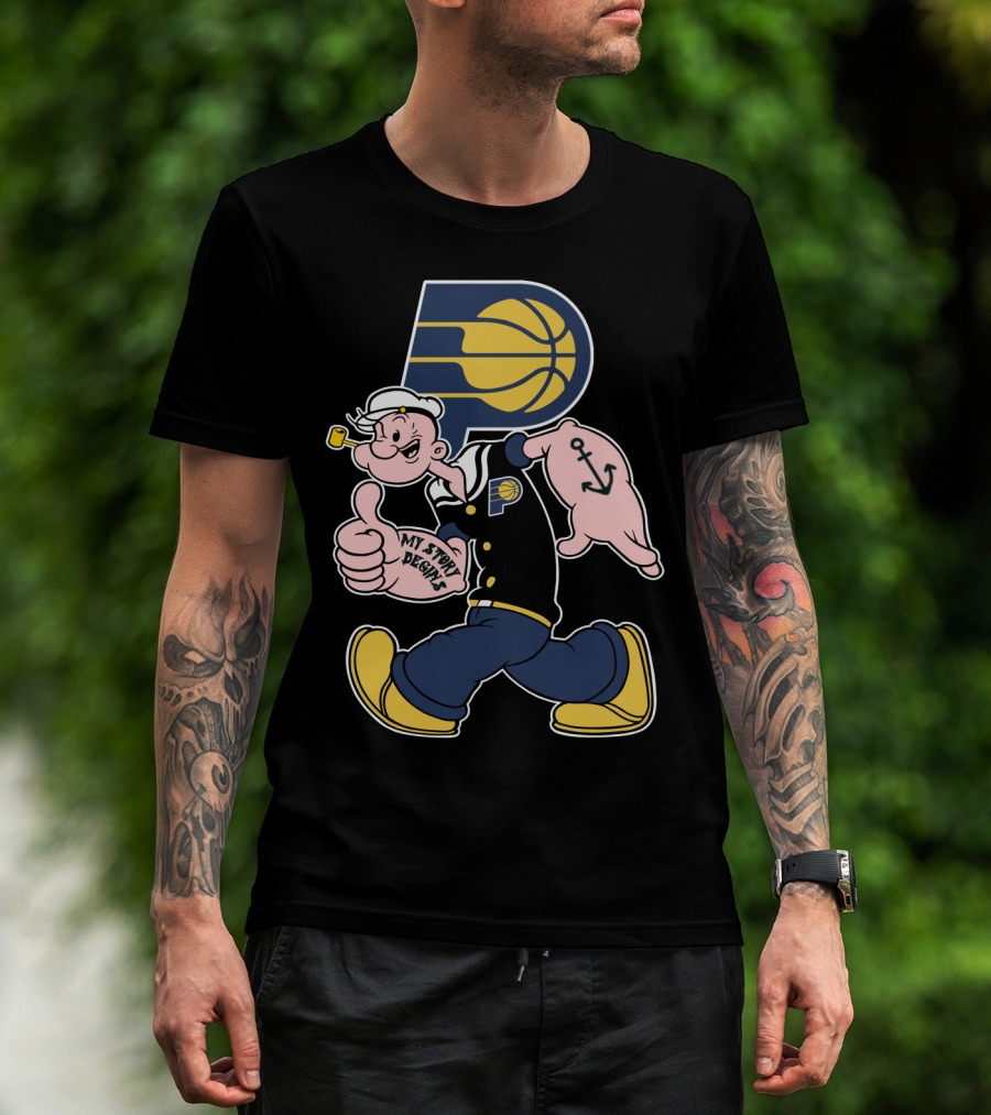Indiana Pacers P Illustrated By My Story Designs T-Shirt