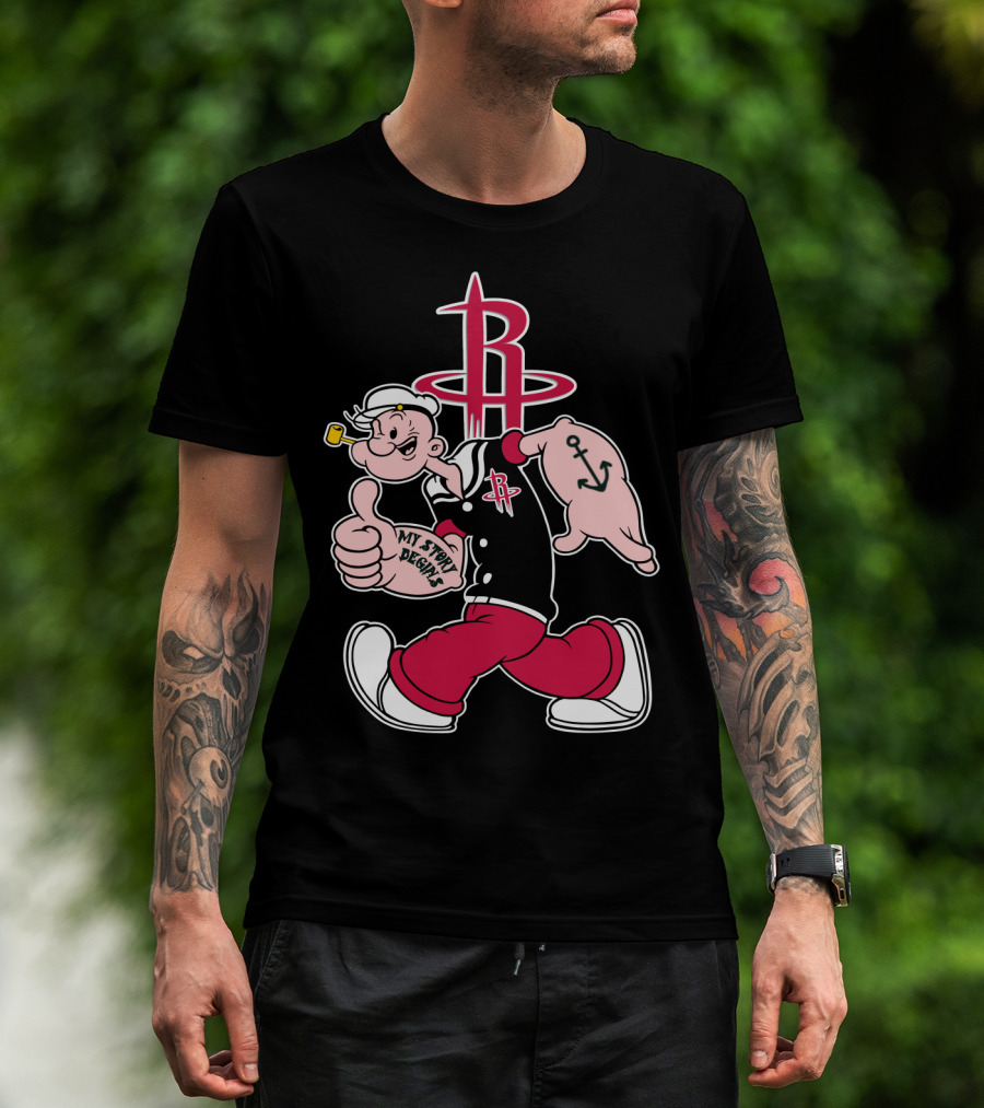 Houston Rockets My Story Begins Popeye T-Shirt
