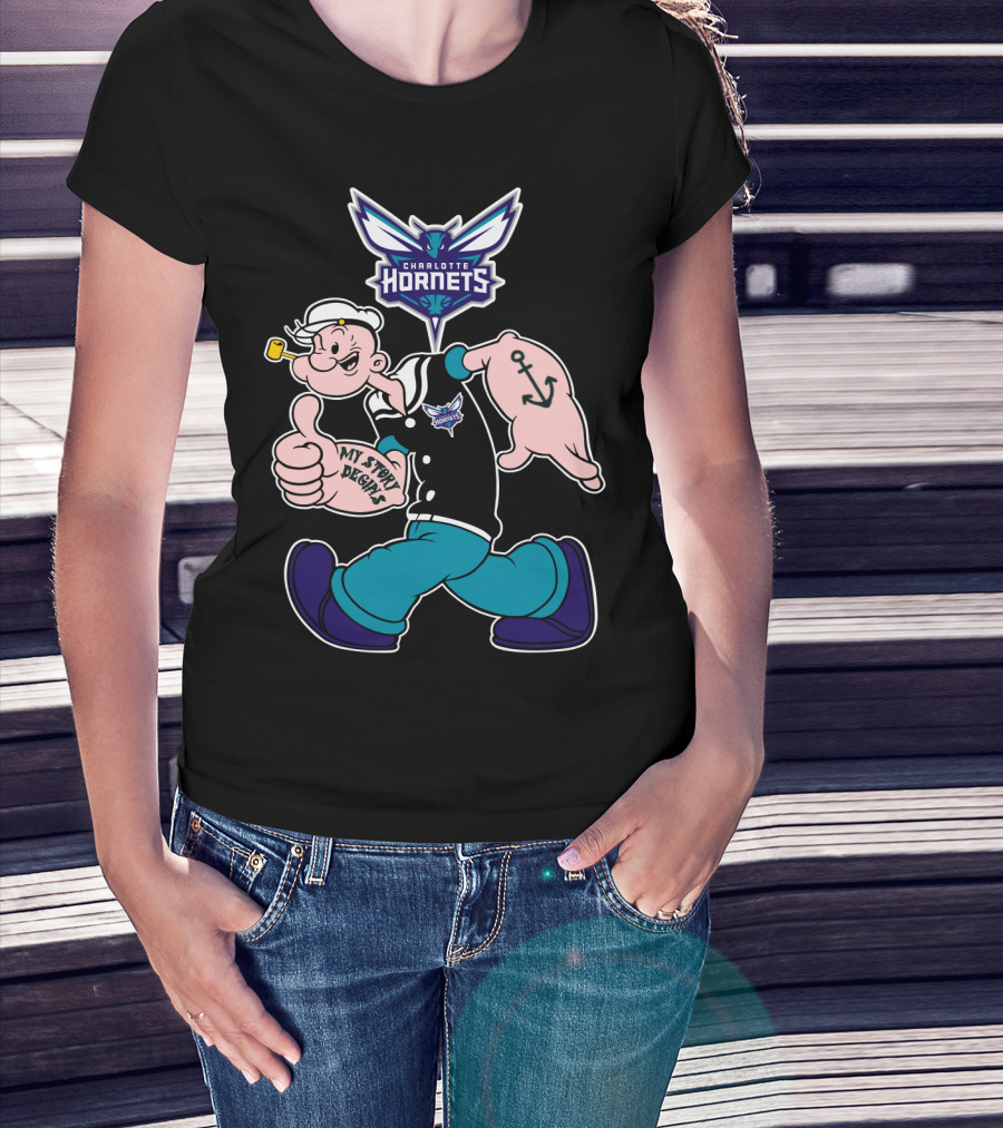 Charlotte Hornets My Story Designs T-Shirt