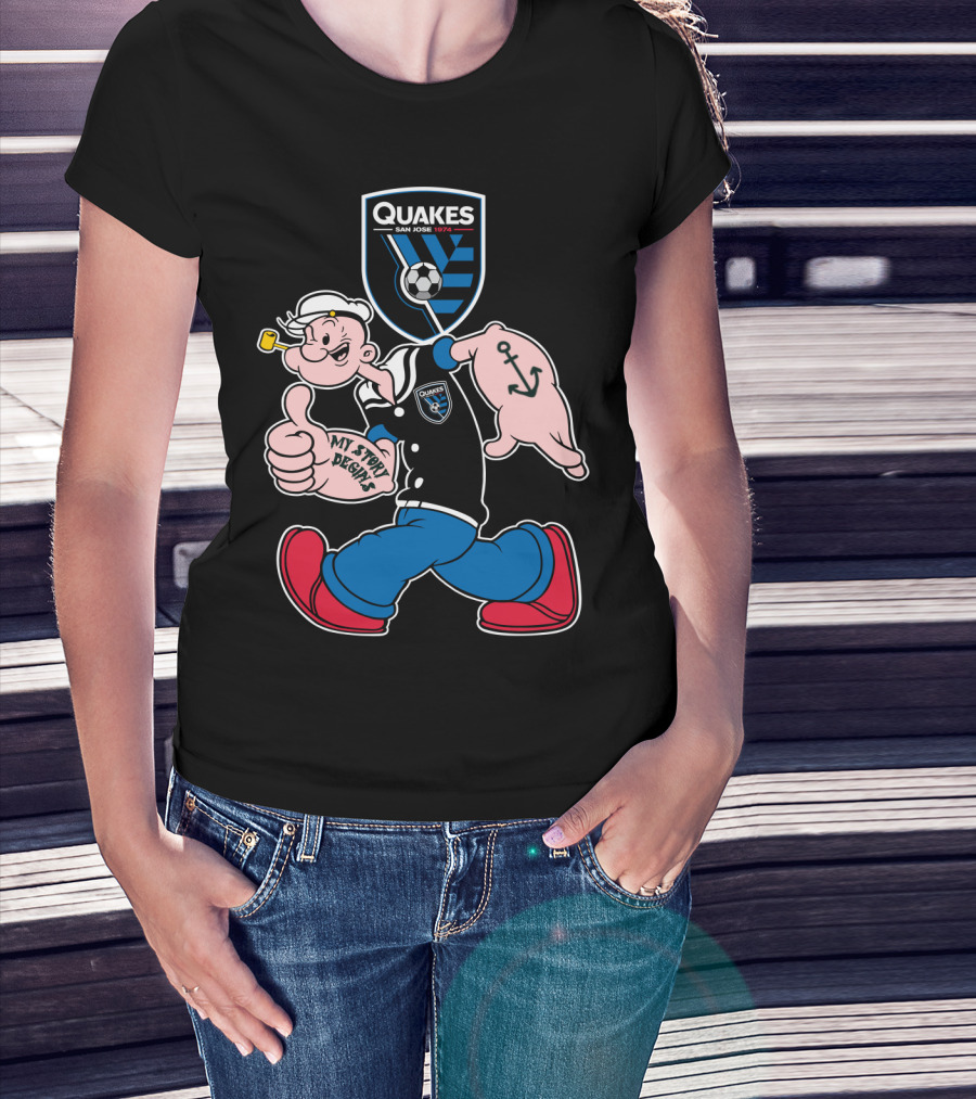 Quakes San Jose 1974 My Story Begins T-Shirt