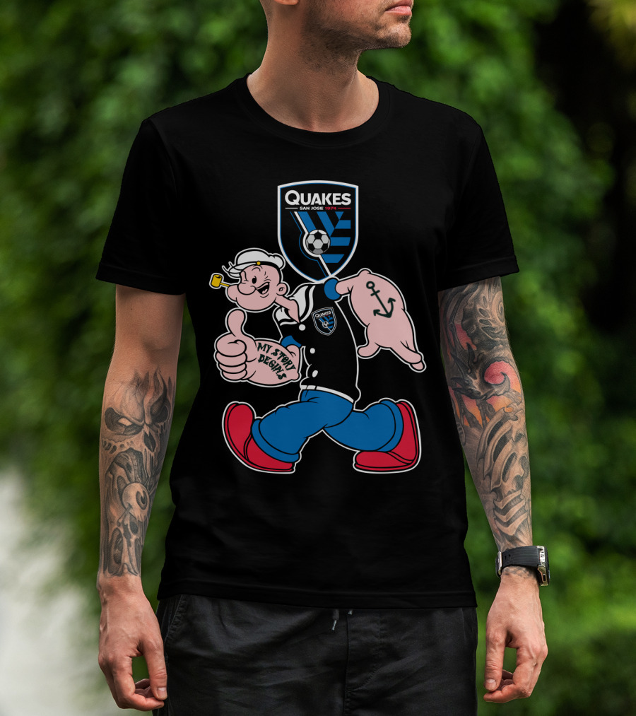 Quakes San Jose 1974 My Story Begins T-Shirt