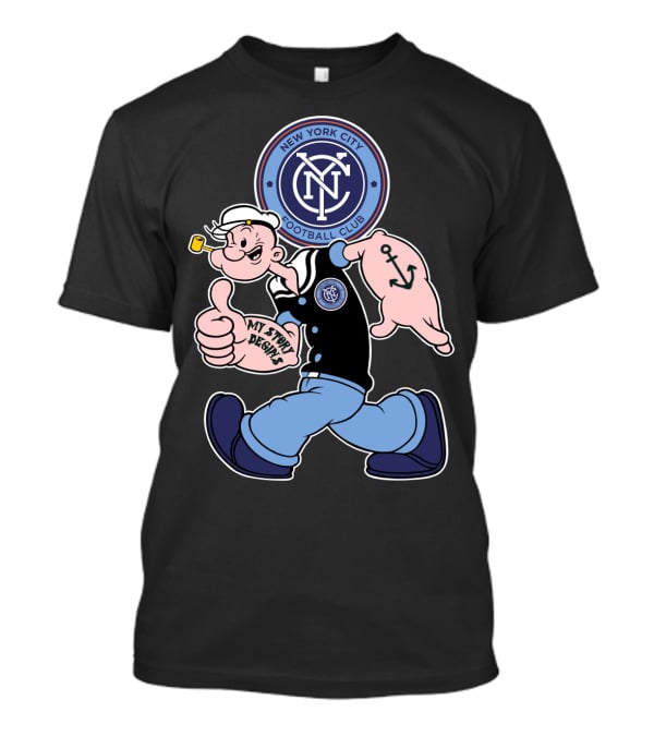 New York City Football Club Popeye My Story Begins T-Shirt