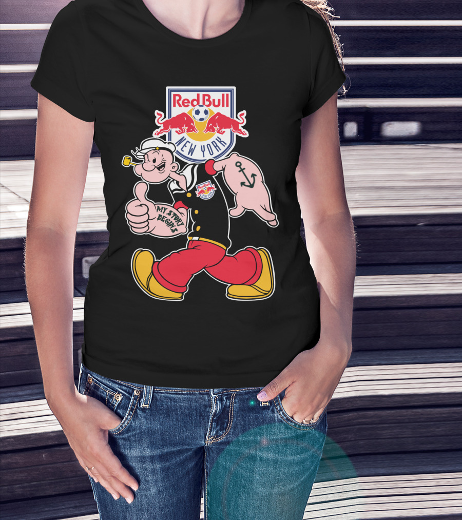 New York Red Bulls Popeye My Story Begins T-Shirt