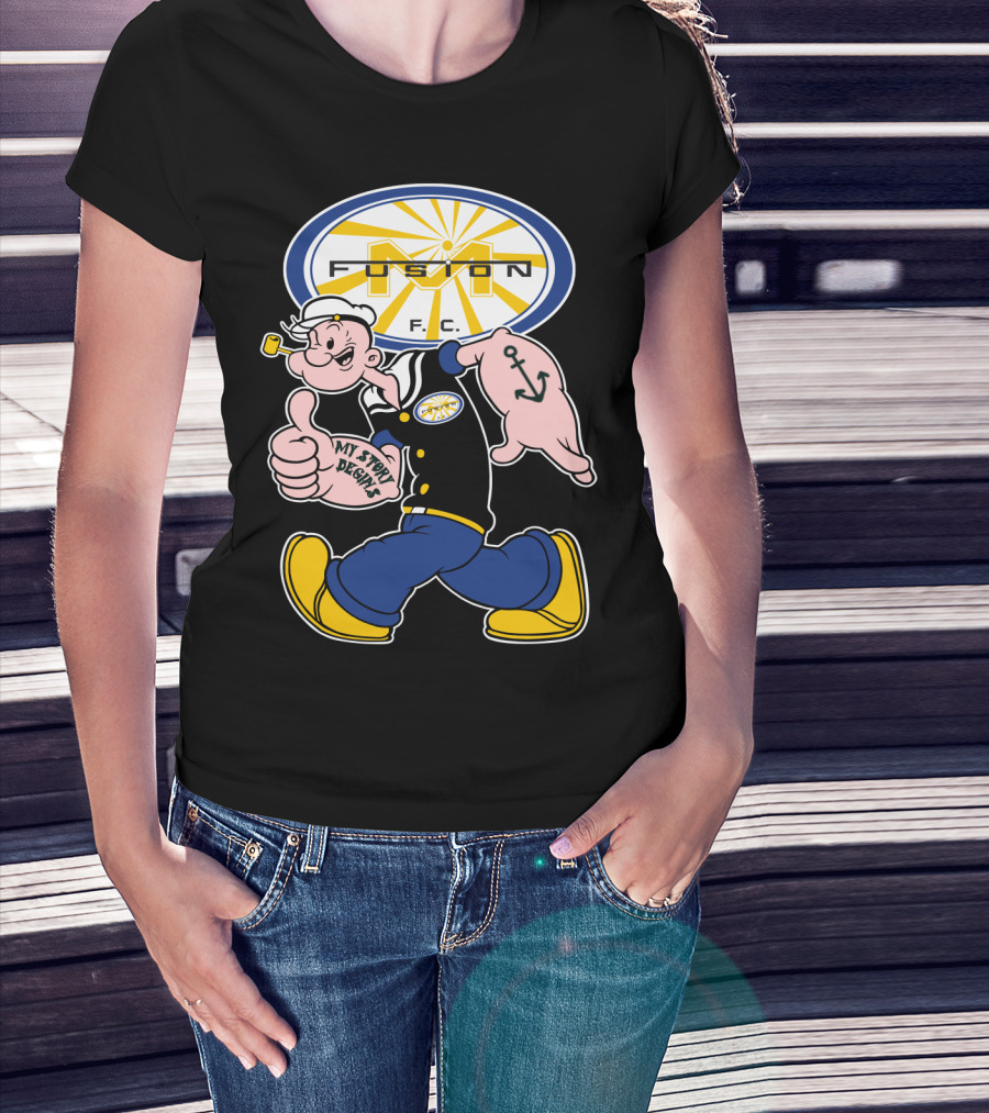 Fusion F.c. 137 Miami My Story Begins Anchor Sailor Character T-Shirt