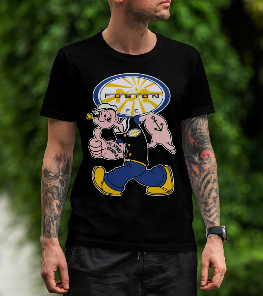 Fusion F.c. 137 Miami My Story Begins Anchor Sailor Character T-Shirt