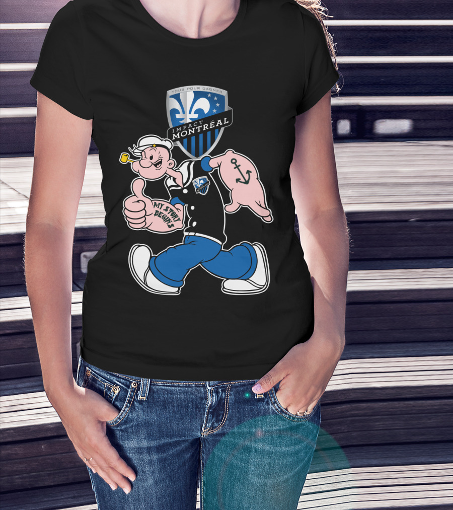 Tous Pour Gagner Impact Montreal My Story Designs T-Shirt