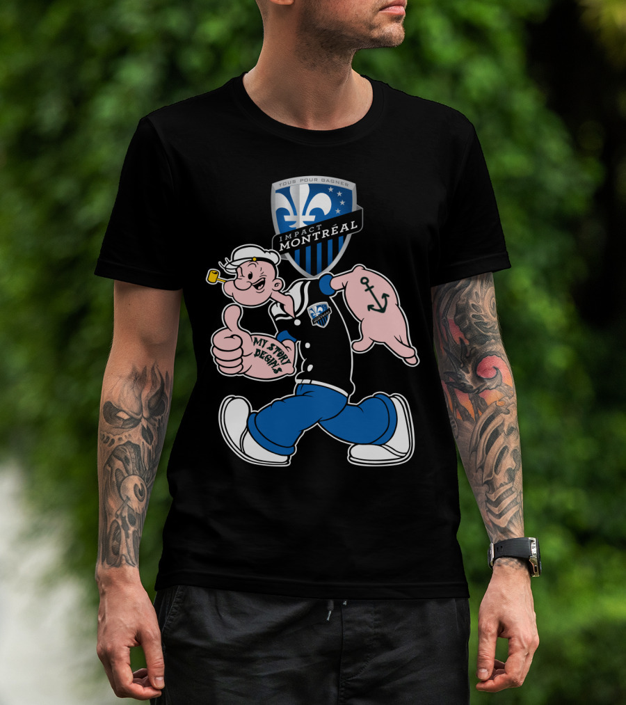 Tous Pour Gagner Impact Montreal My Story Designs T-Shirt