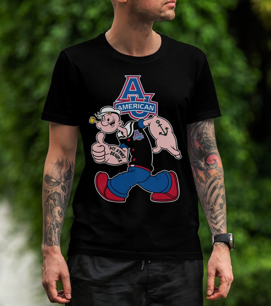 American Eagles Popeye My Story Begins Anchor T-Shirt