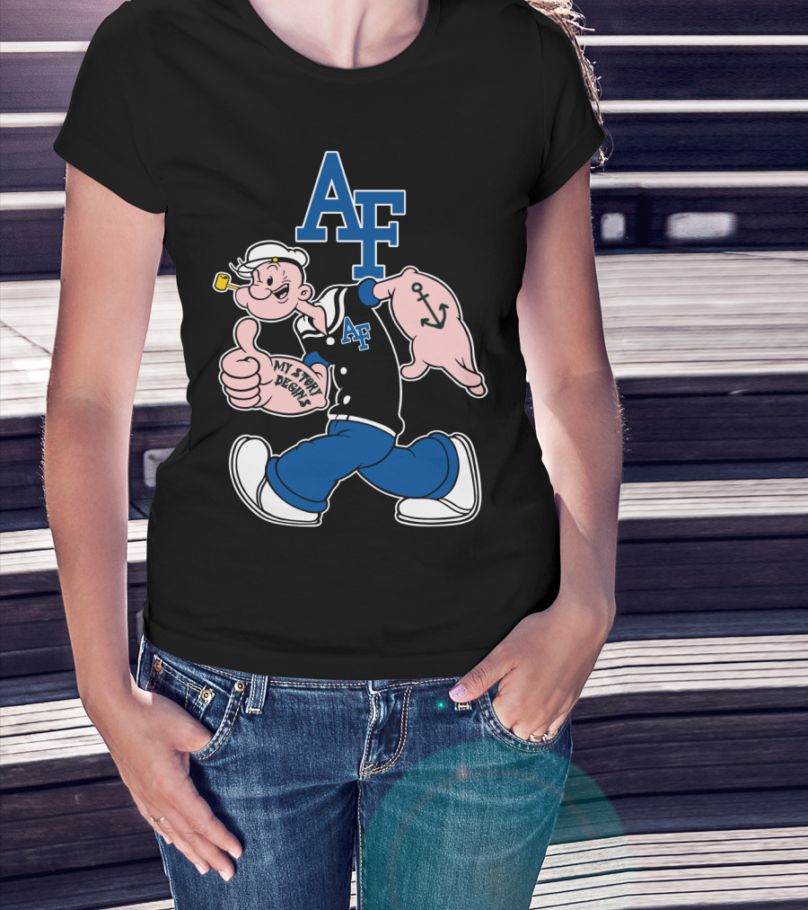 Af Air Force Falcons My Story Begins T-Shirt