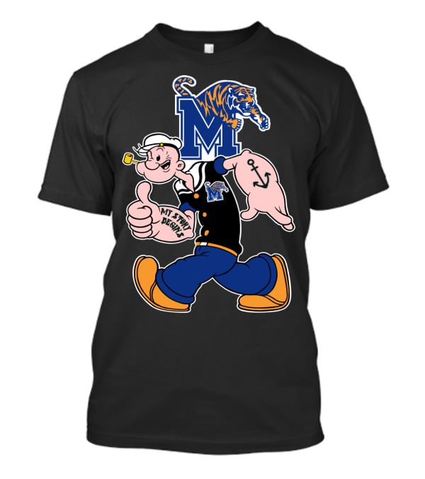 Memphis Tigers M Logo My Story Begins T-Shirt
