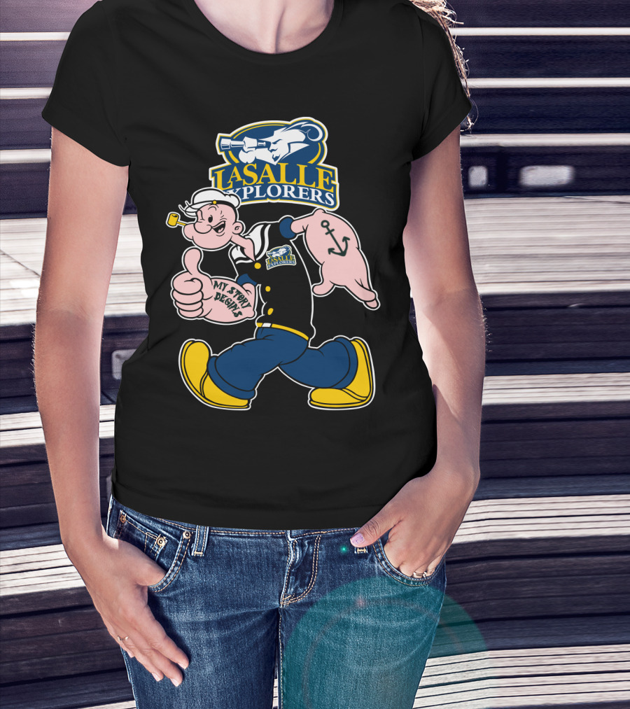 La Salle Explorers My Story Begins Iconic Cartoon Sailor Character T-Shirt