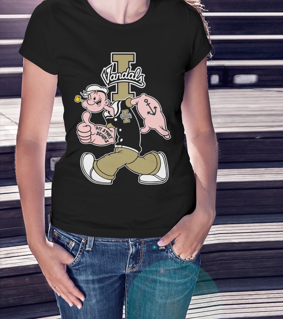 Idaho Vandals Popeye My Story Begins T-Shirt