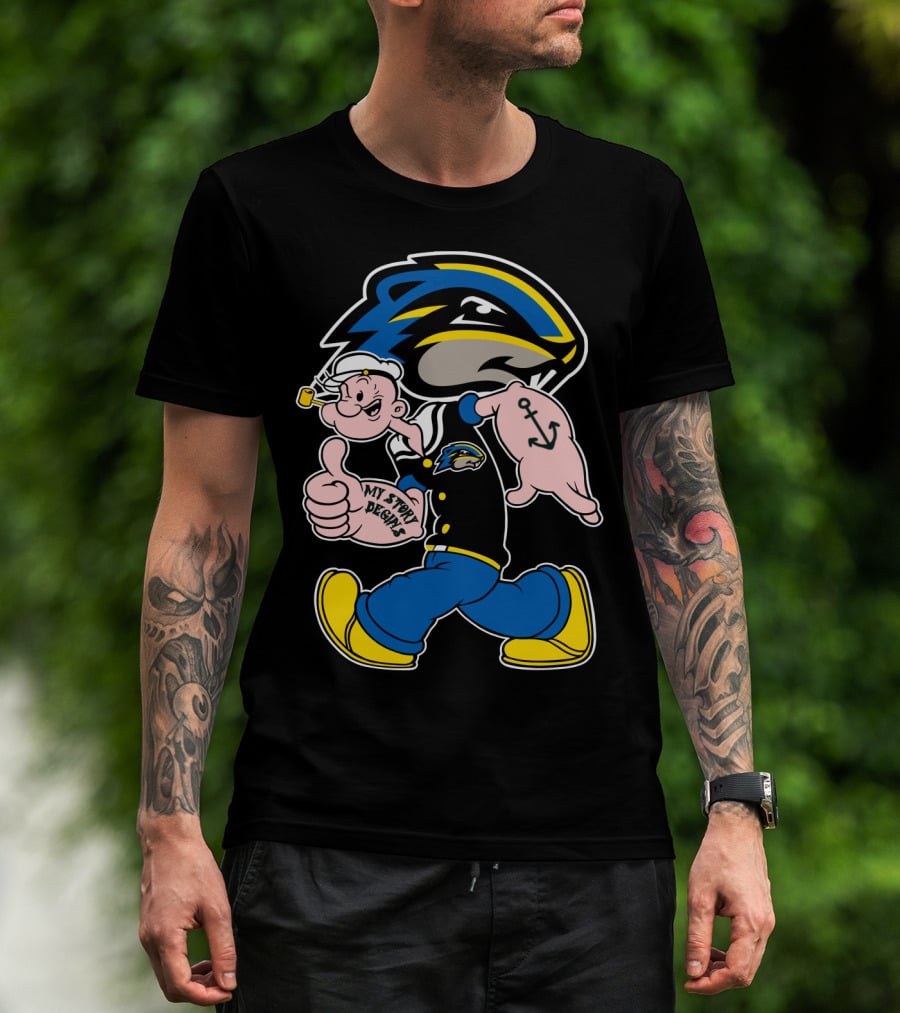 Goucher Gophers My Story Begins Walker With Anchor Tattoo T-Shirt