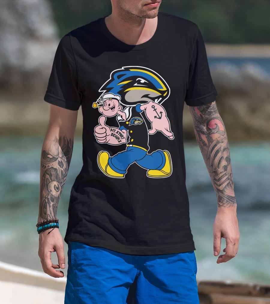 Goucher Gophers My Story Begins Walker With Anchor Tattoo T-Shirt