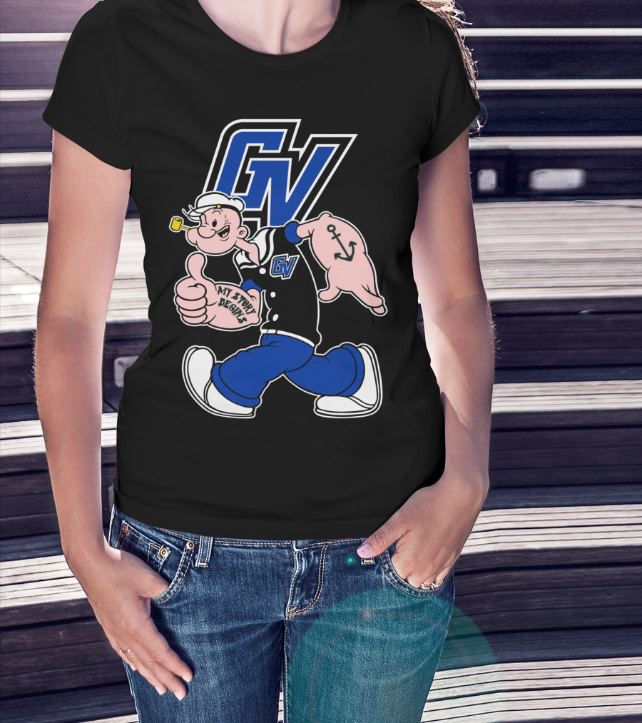 Gv Grand Valley State Lakers My Story Begins T-Shirt
