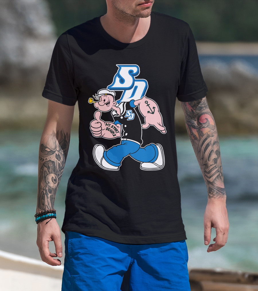 Sd 287 San Diego Toreros My Story Designs T-Shirt