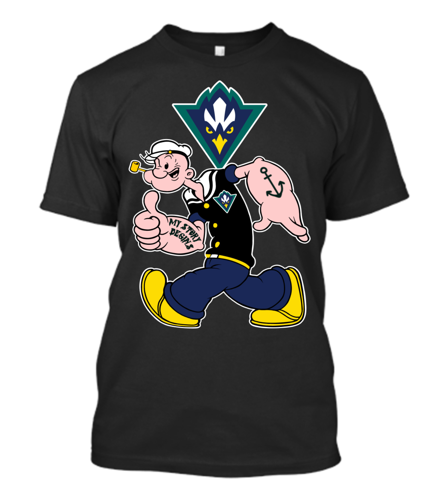 Wilmington Seahawks My Story Begins T-Shirt