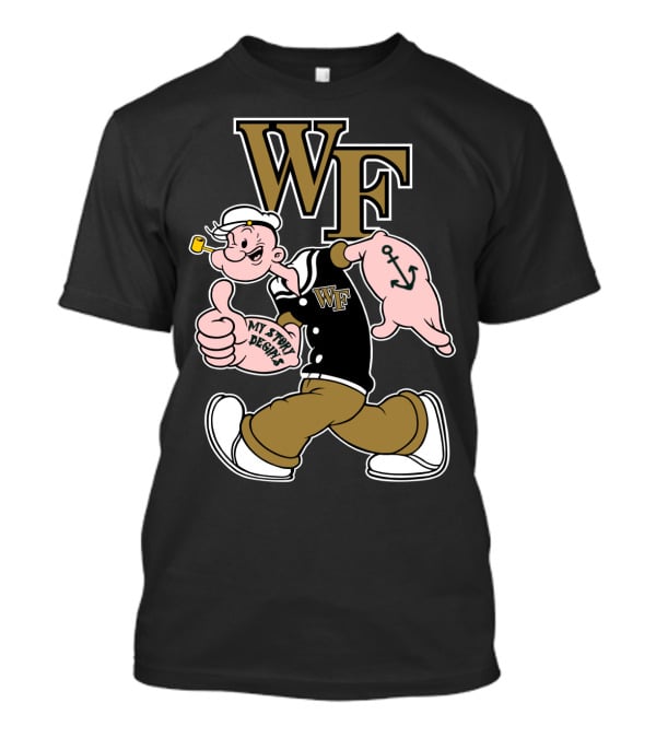 Wake Forest Wf My Story Begins Anchor Sailor T-Shirt