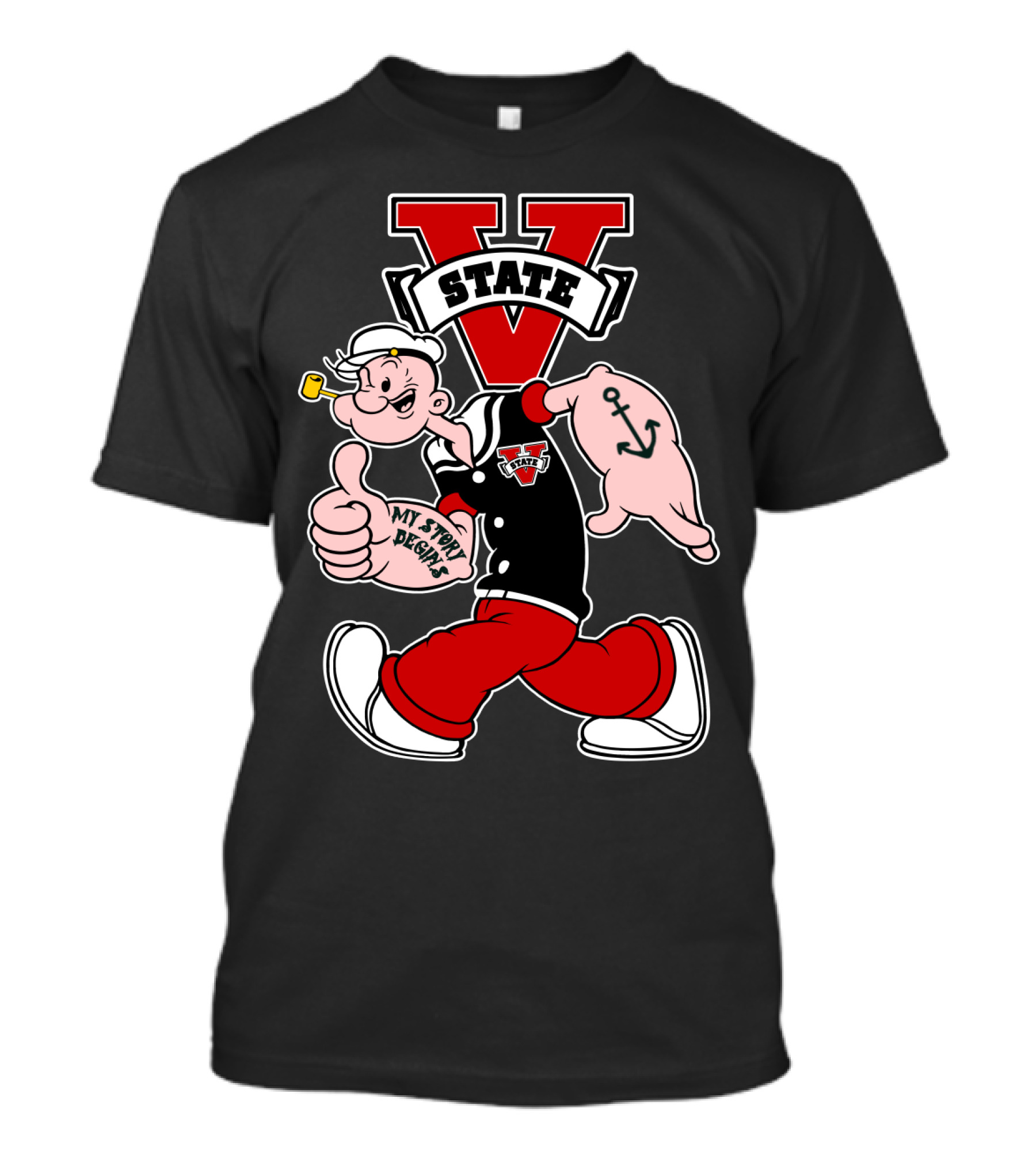 V State My Story Begins Blazers T-Shirt