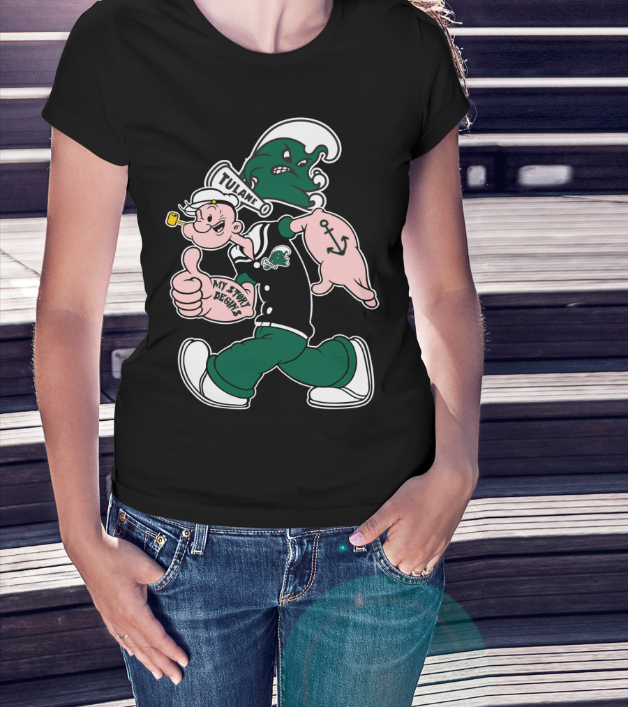 Tulane Green Wave My Story Designs T-Shirt
