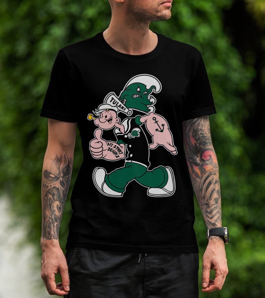 Tulane Green Wave My Story Designs T-Shirt