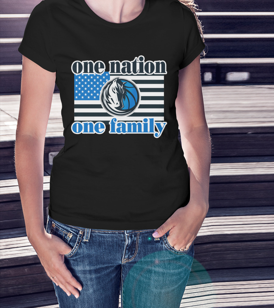 One Nation One Family 83 Dallas Mavericks T-Shirt
