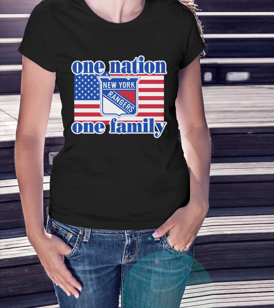 New York Rangers One Nation One Family 97 T-Shirt