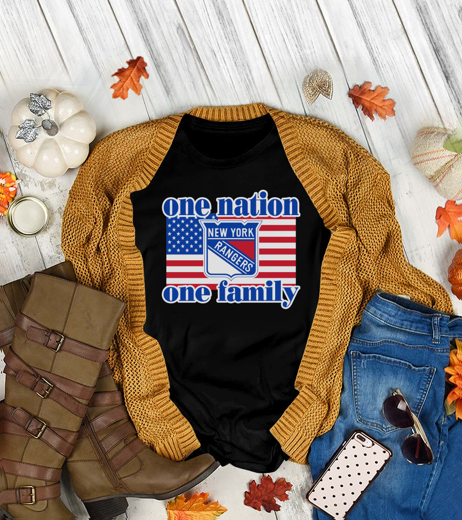 New York Rangers One Nation One Family 97 T-Shirt