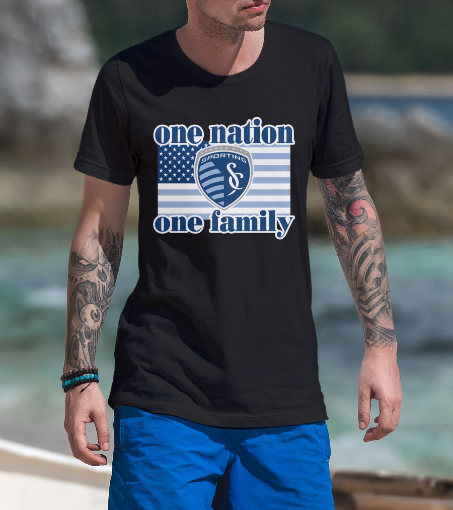 One Nation One Family Sporting Kansas City T-Shirt