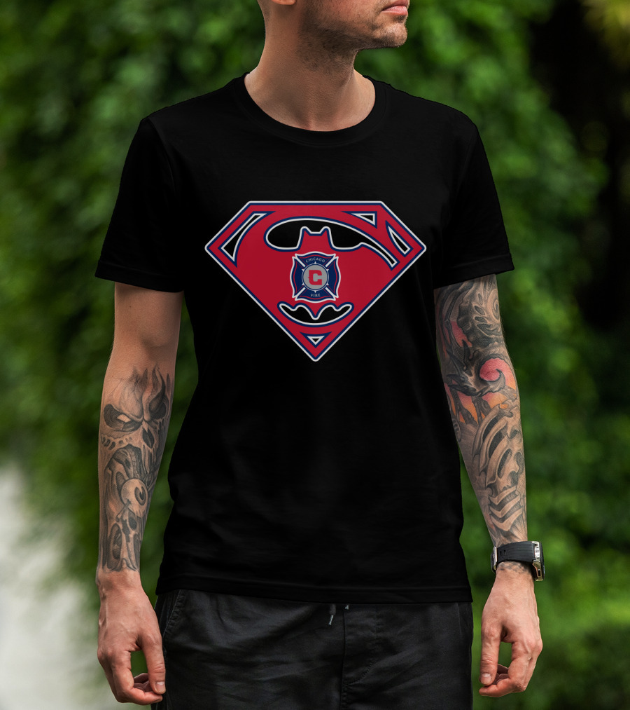 Chicago Fire Superhero Emblem 128 T-Shirt