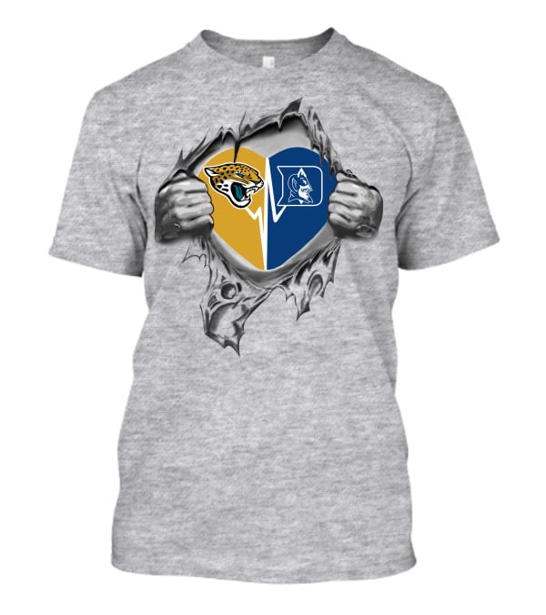 Jaguars Duke It's In My Heart Passion Revealed Through Iconic Team T-Shirt