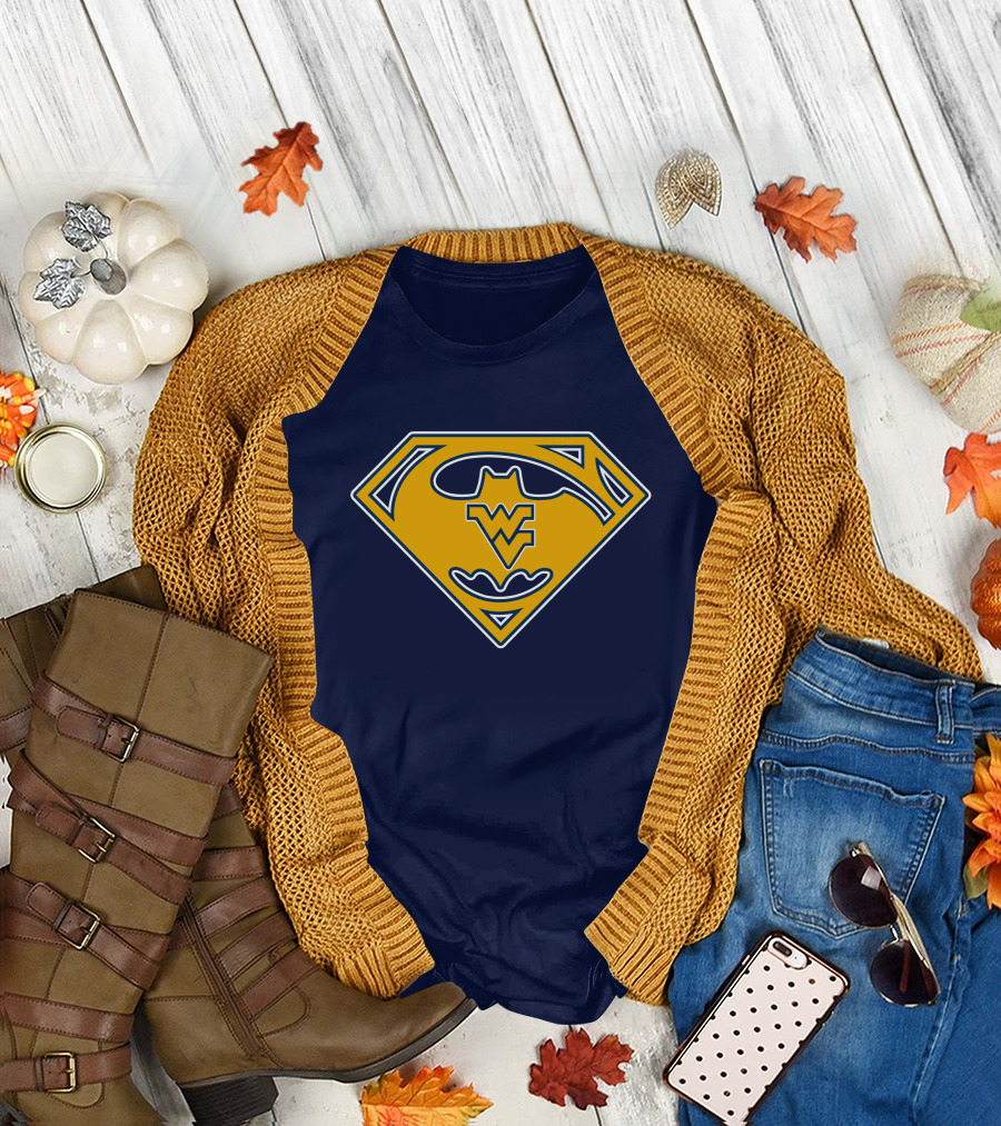 Wv 7 West Virginia Mountaineers Superhero T-Shirt