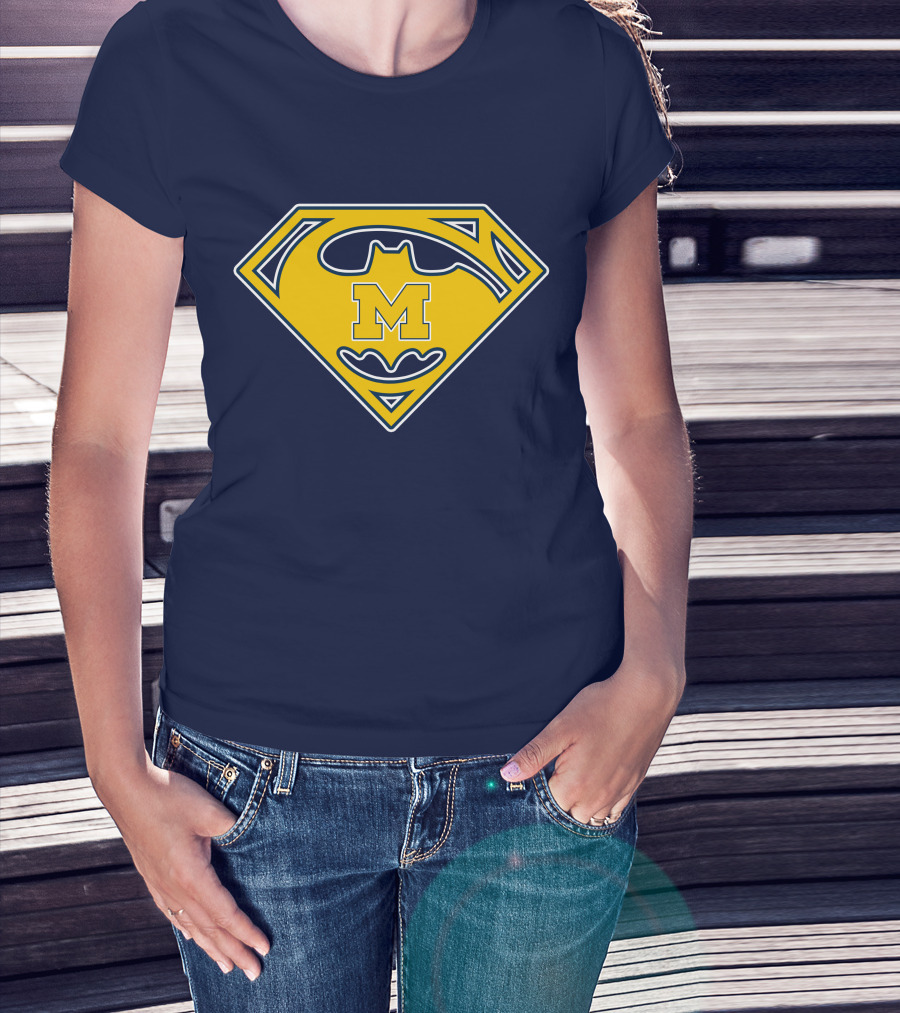 Michigan Wolverines 49 Super Bat T-Shirt