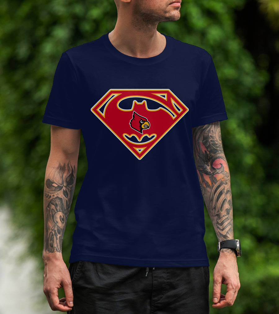 Louisville Cardinals Superman T-Shirt
