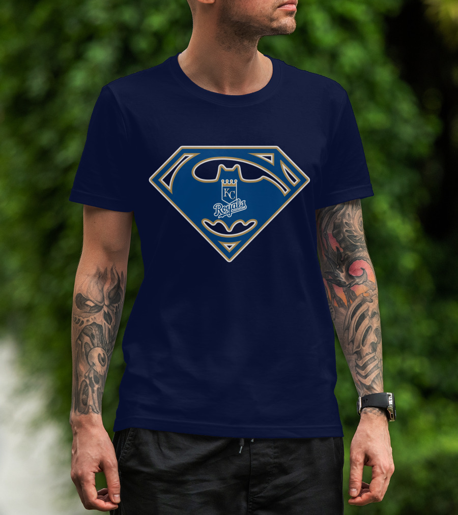Kansas City Royals Batman Superman T-Shirt
