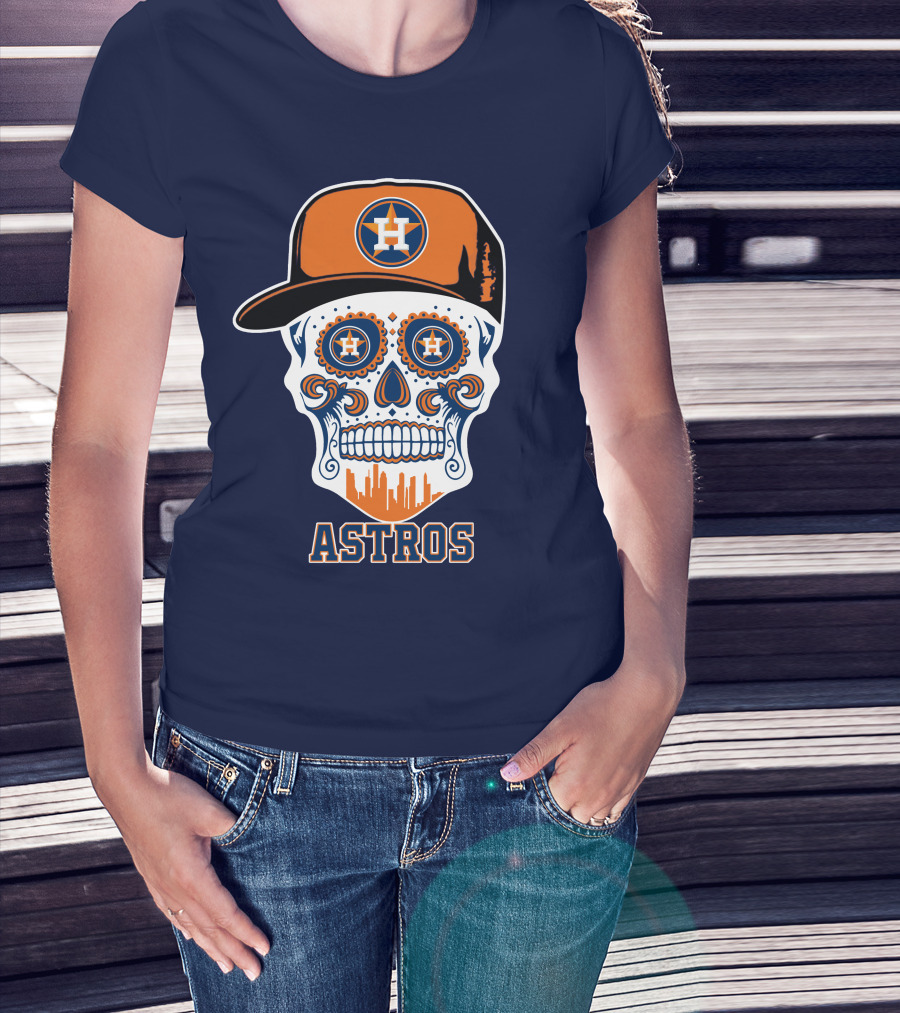 Houston Astros Skull Iconography 331 T-Shirt