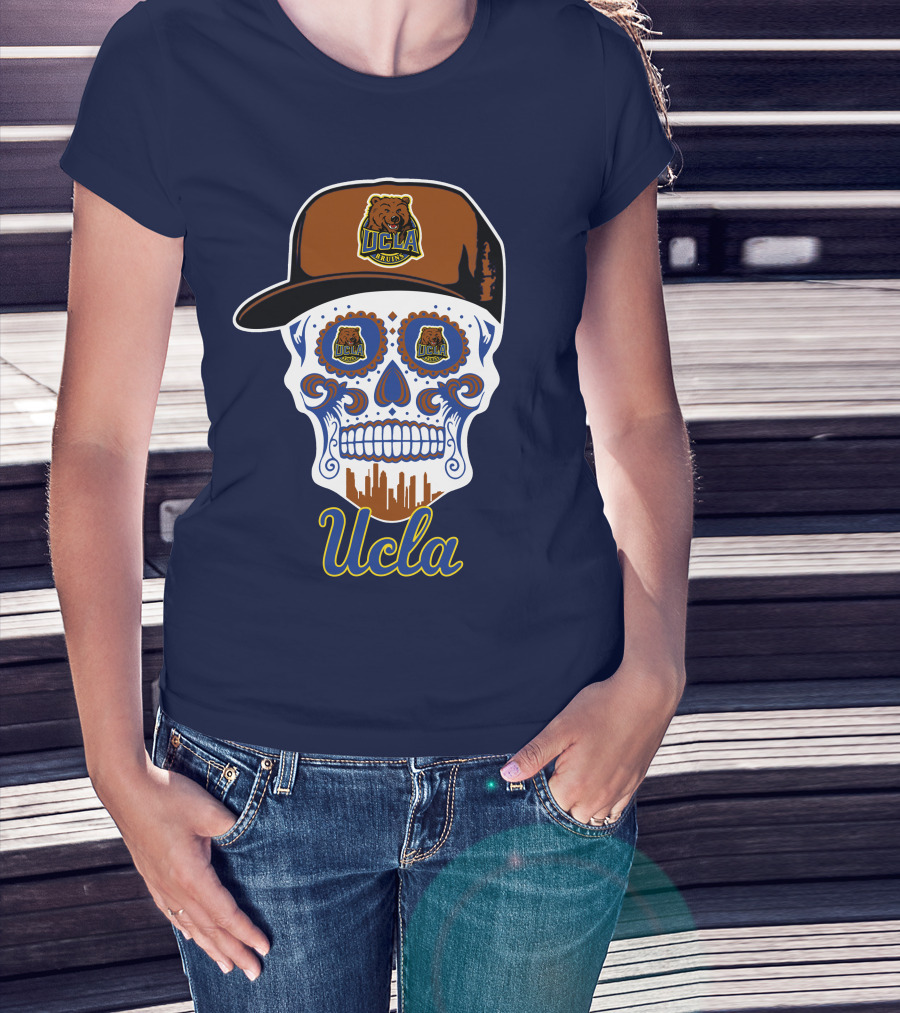 Ucla Bruins Skull With Cap T-Shirt