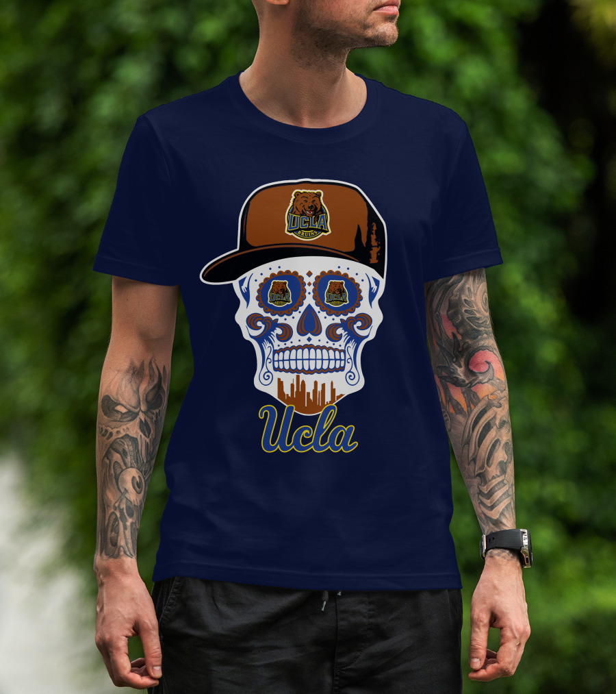 Ucla Bruins Skull With Cap T-Shirt