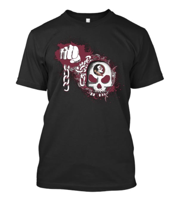 Florida State Seminoles Skull And Chains T-Shirt