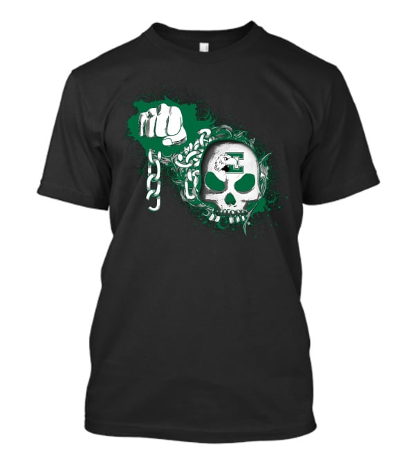 Eastern Michigan Eagles Skull And Fist Graphic '95 T-Shirt