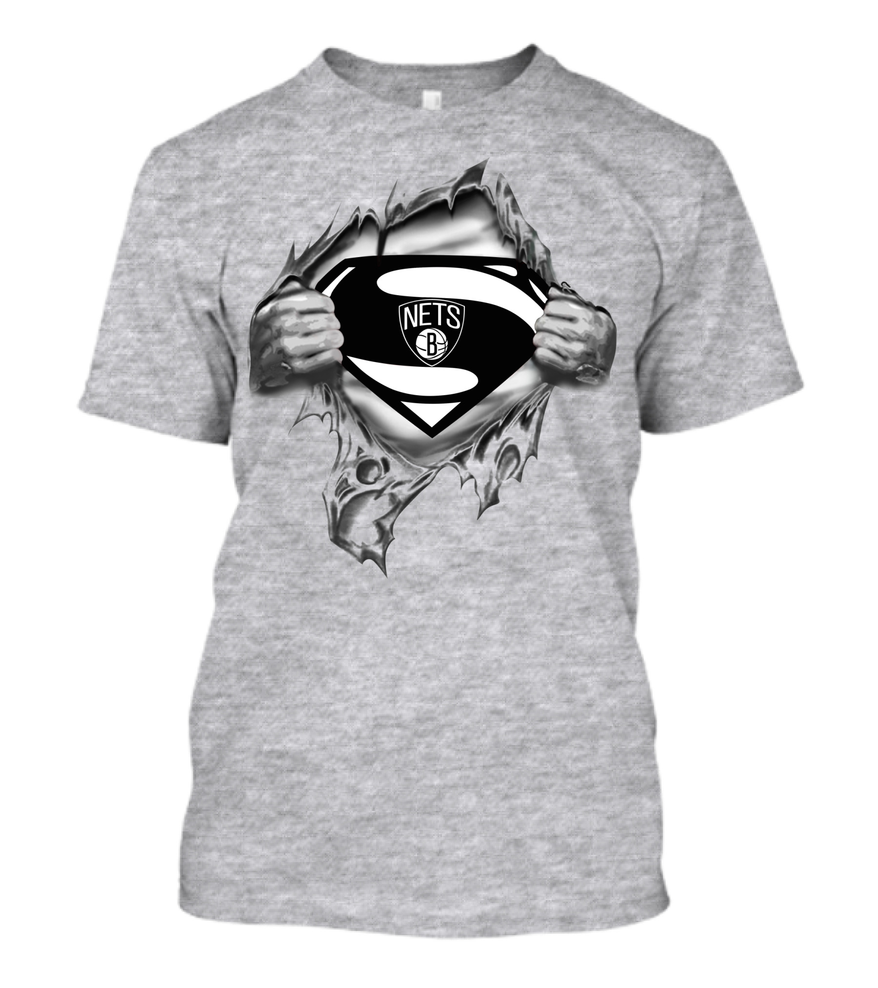 Brooklyn Nets Superman Logo T-Shirt