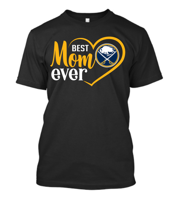 Buffalo Sabres Best Mom Ever Heart T-Shirt