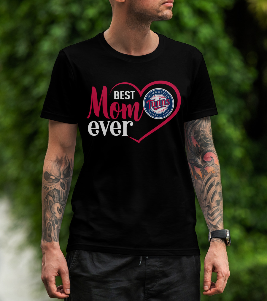 Minnesota Twins Baseball Club Best Mom Ever T-Shirt